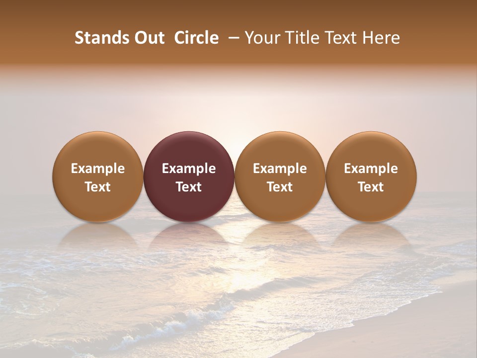 Wallpaper Sunshine Coast PowerPoint Template