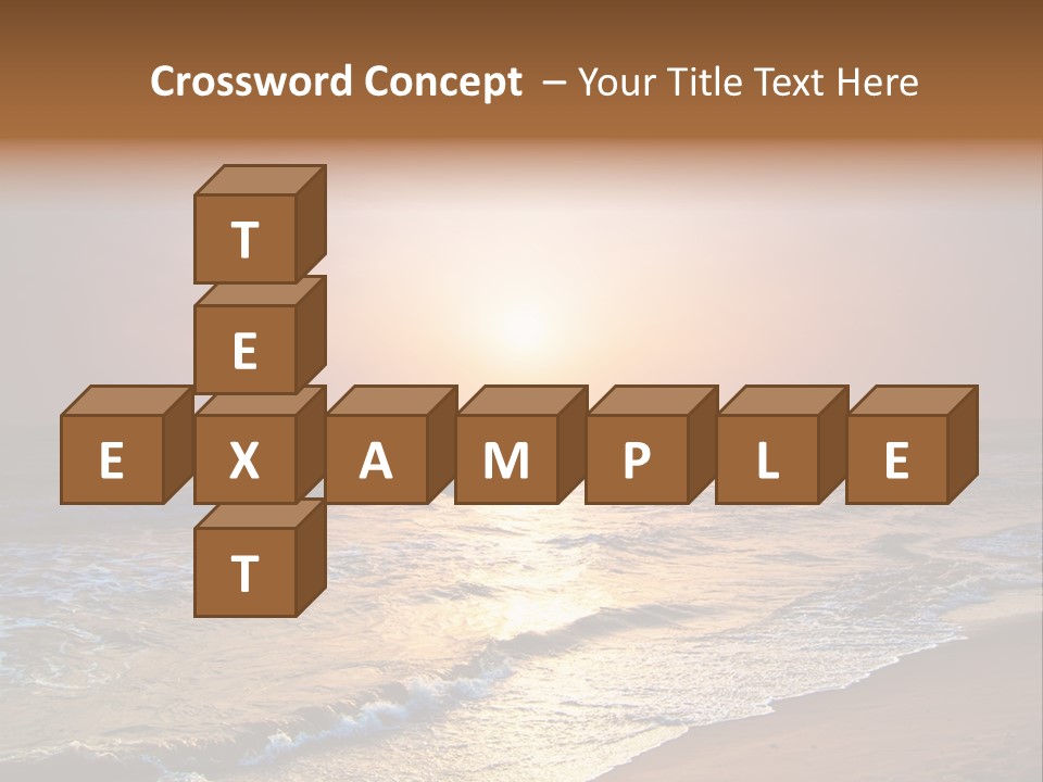 Wallpaper Sunshine Coast PowerPoint Template