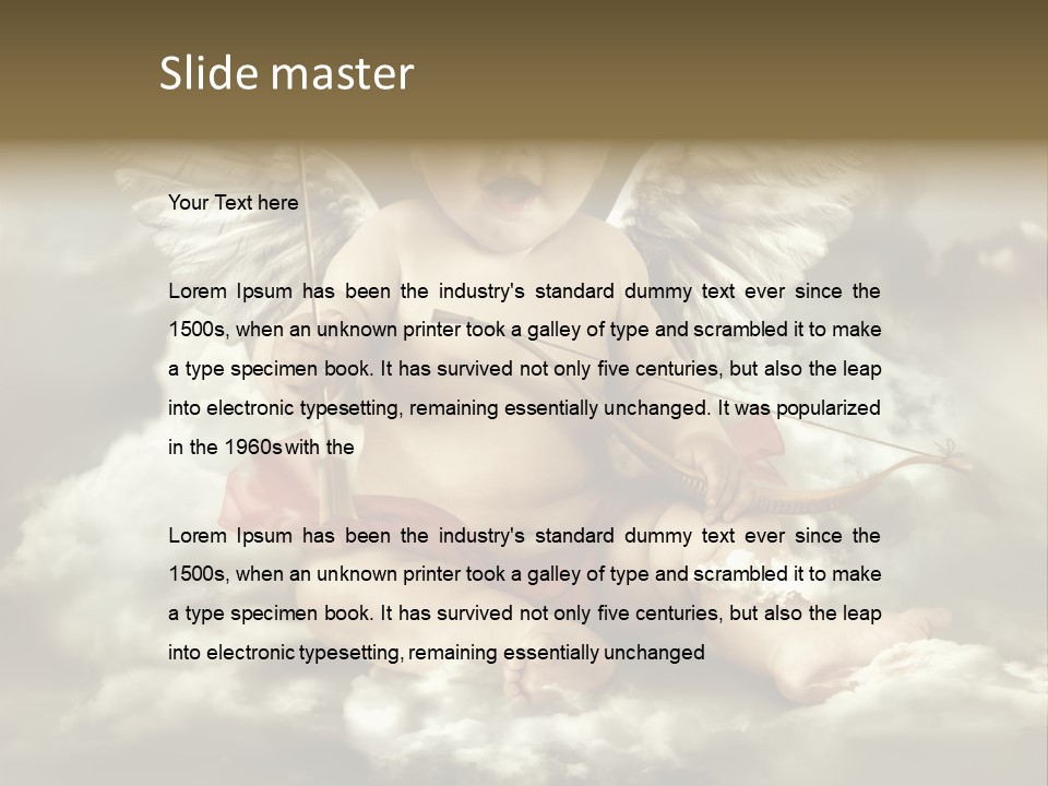 Human Little Heaven PowerPoint Template