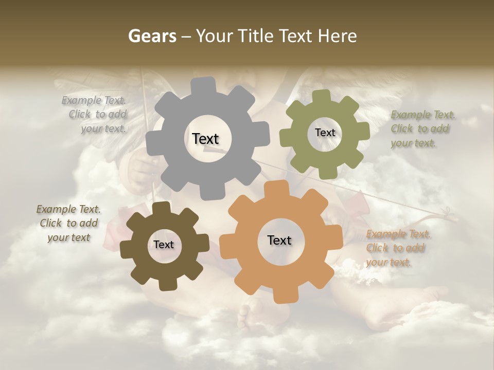 Human Little Heaven PowerPoint Template