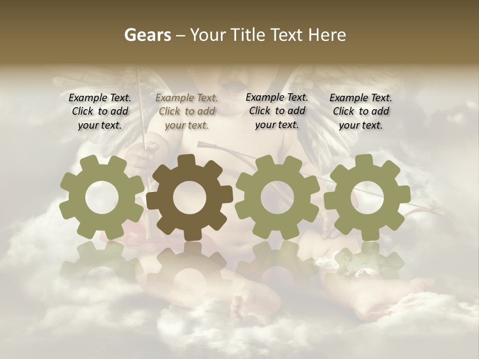 Human Little Heaven PowerPoint Template