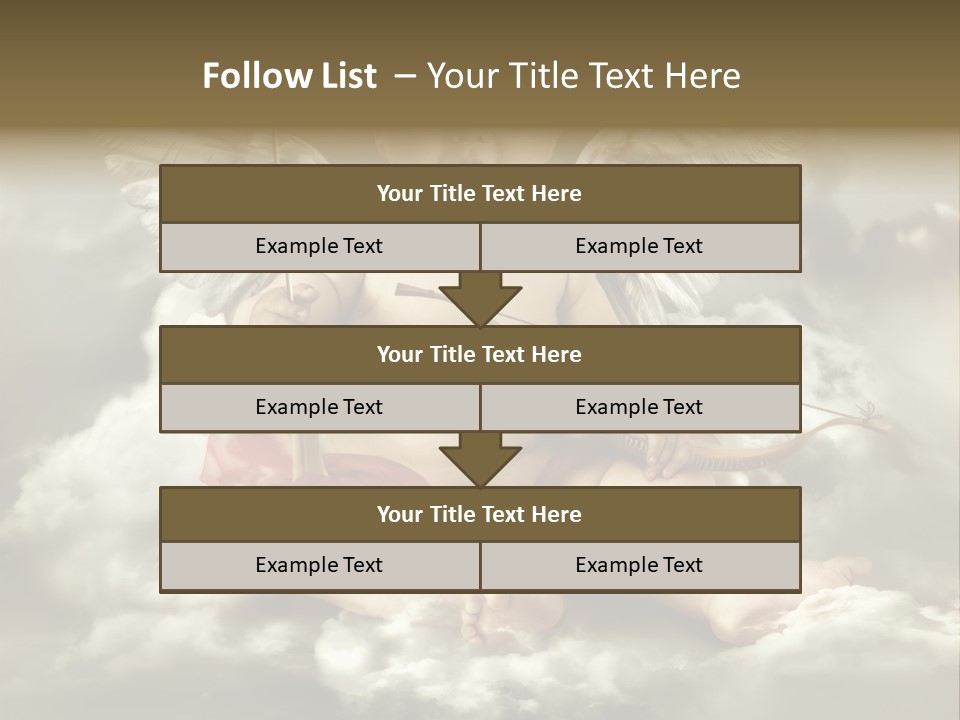 Human Little Heaven PowerPoint Template