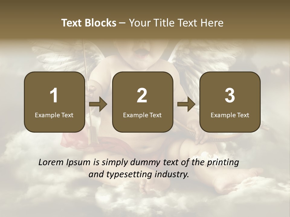 Human Little Heaven PowerPoint Template
