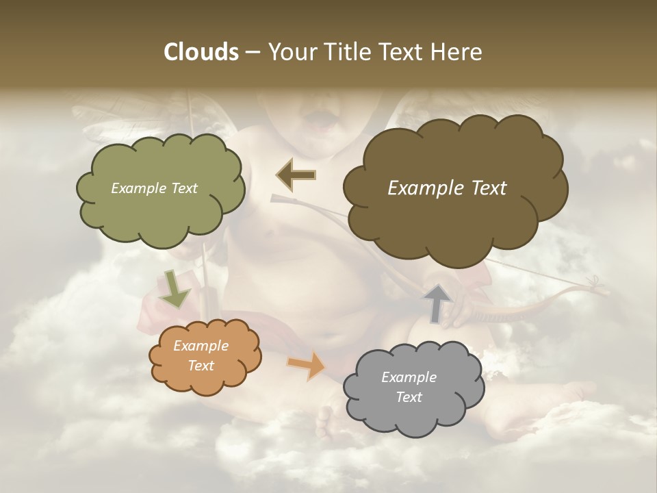 Human Little Heaven PowerPoint Template
