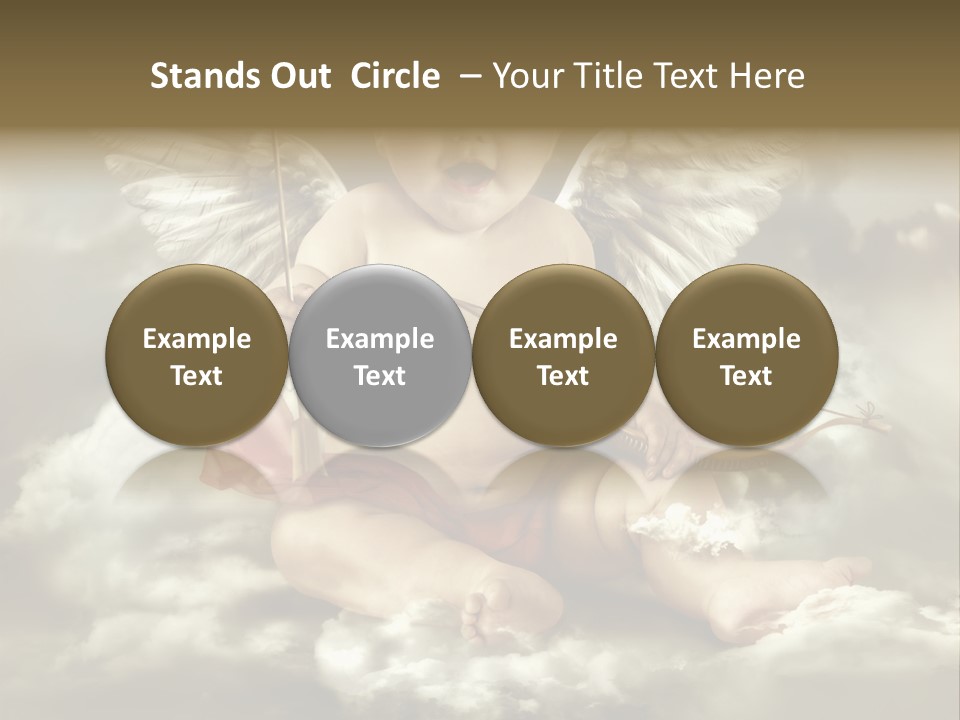 Human Little Heaven PowerPoint Template