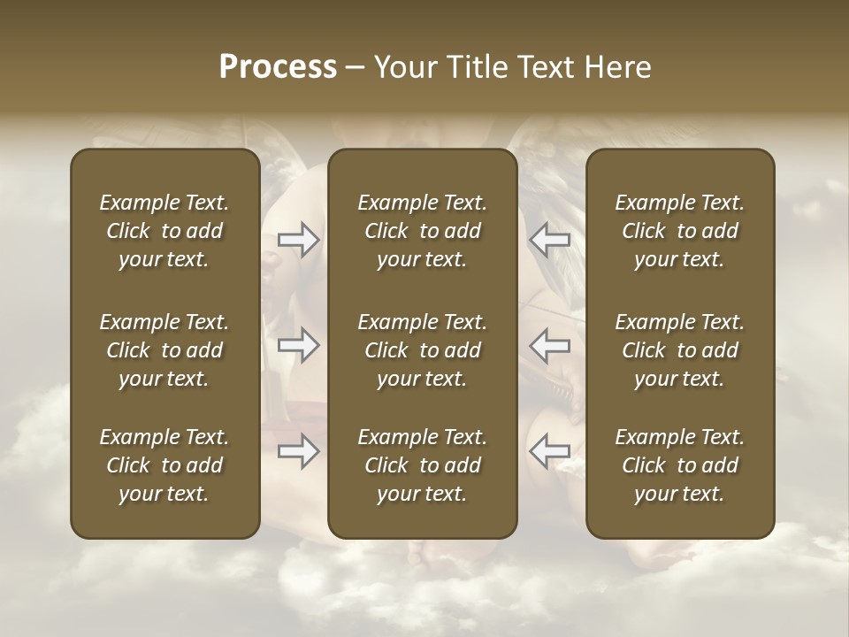 Human Little Heaven PowerPoint Template