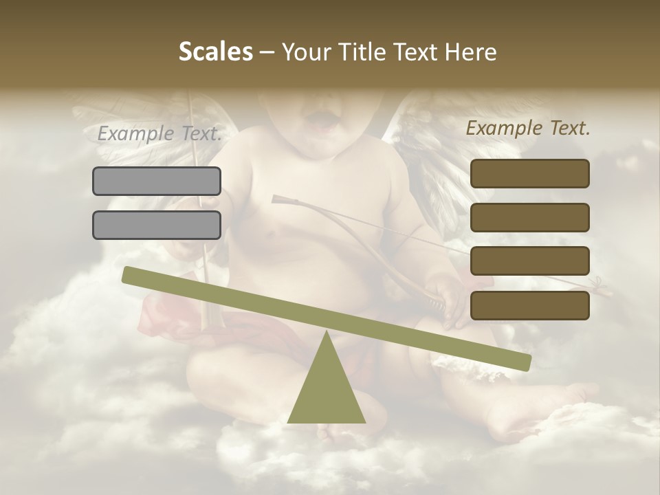 Human Little Heaven PowerPoint Template