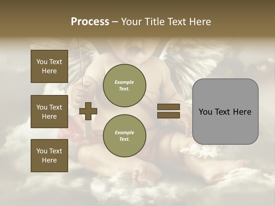 Human Little Heaven PowerPoint Template