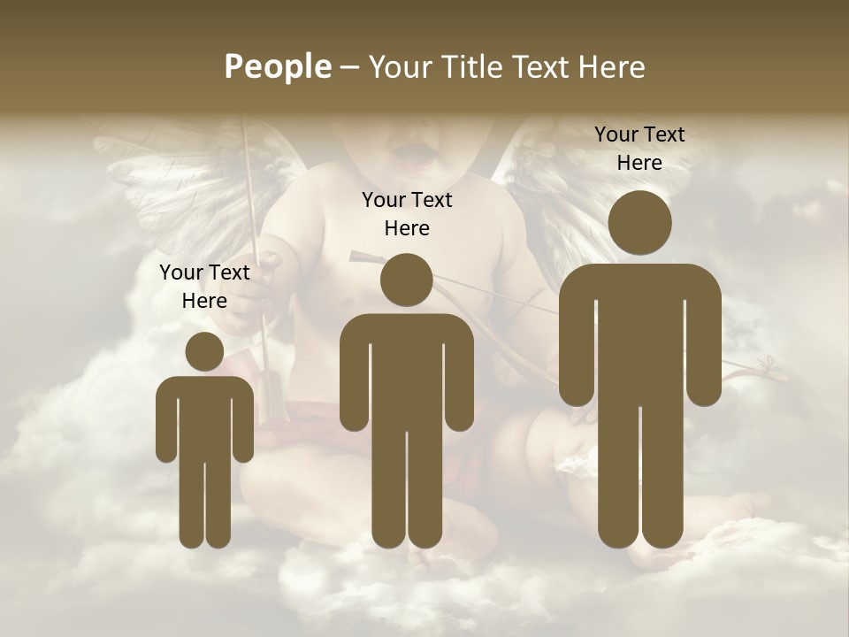 Human Little Heaven PowerPoint Template