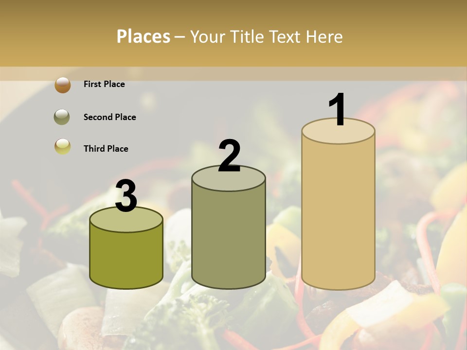 Food Stirfry Carrot PowerPoint Template