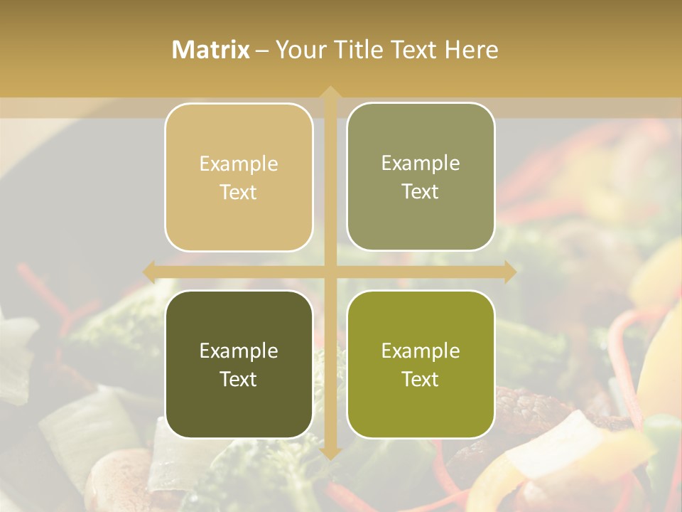 Food Stirfry Carrot PowerPoint Template