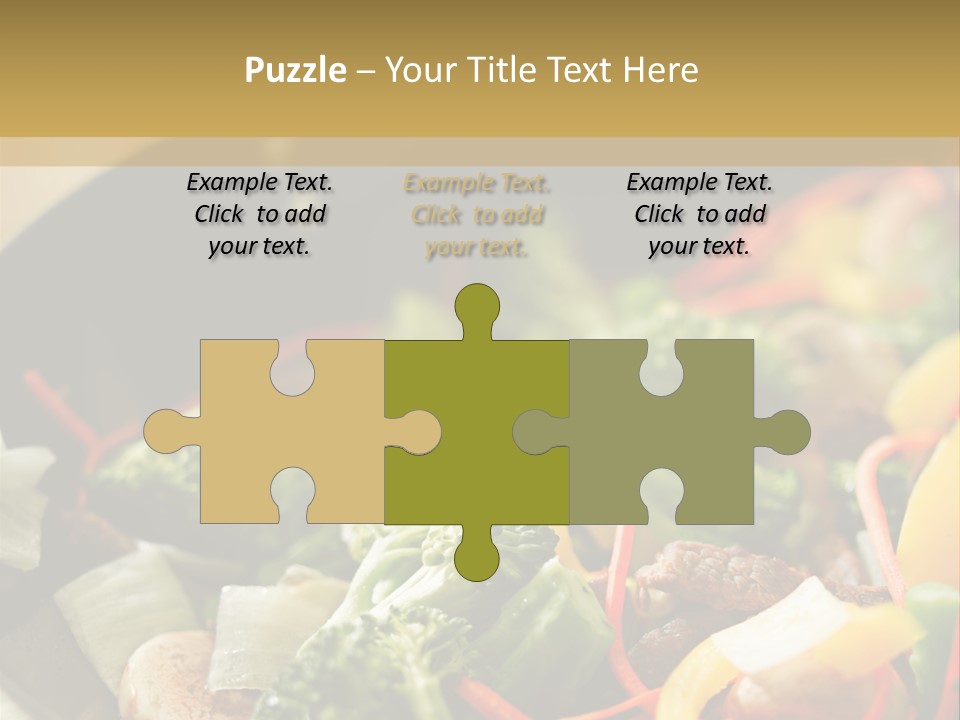 Food Stirfry Carrot PowerPoint Template