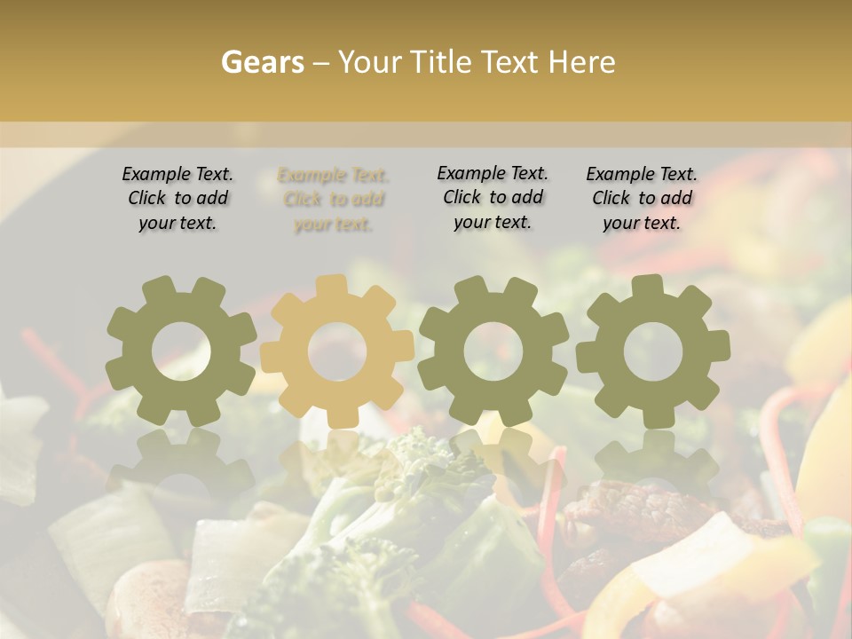 Food Stirfry Carrot PowerPoint Template