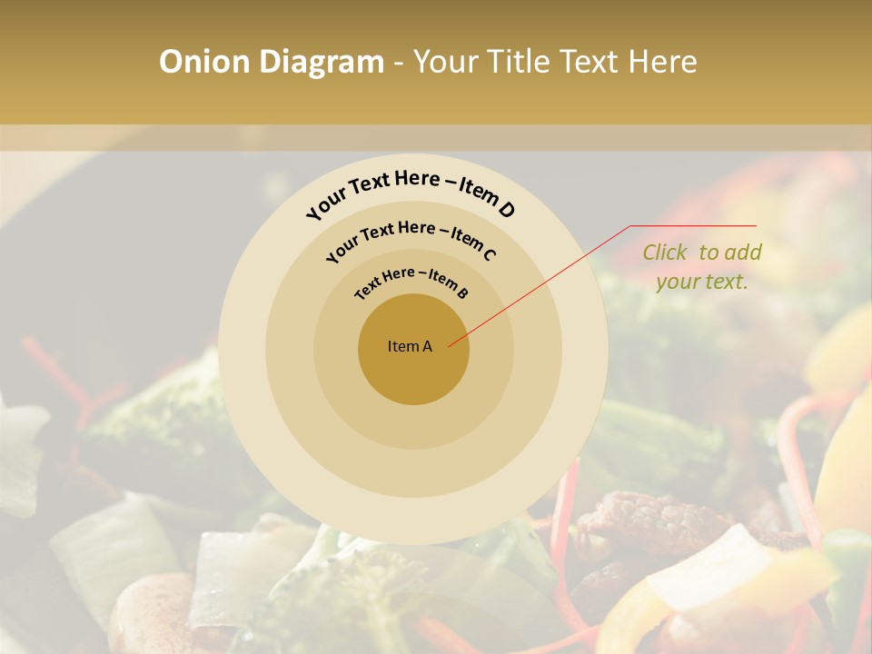 Food Stirfry Carrot PowerPoint Template