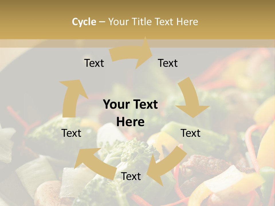 Food Stirfry Carrot PowerPoint Template