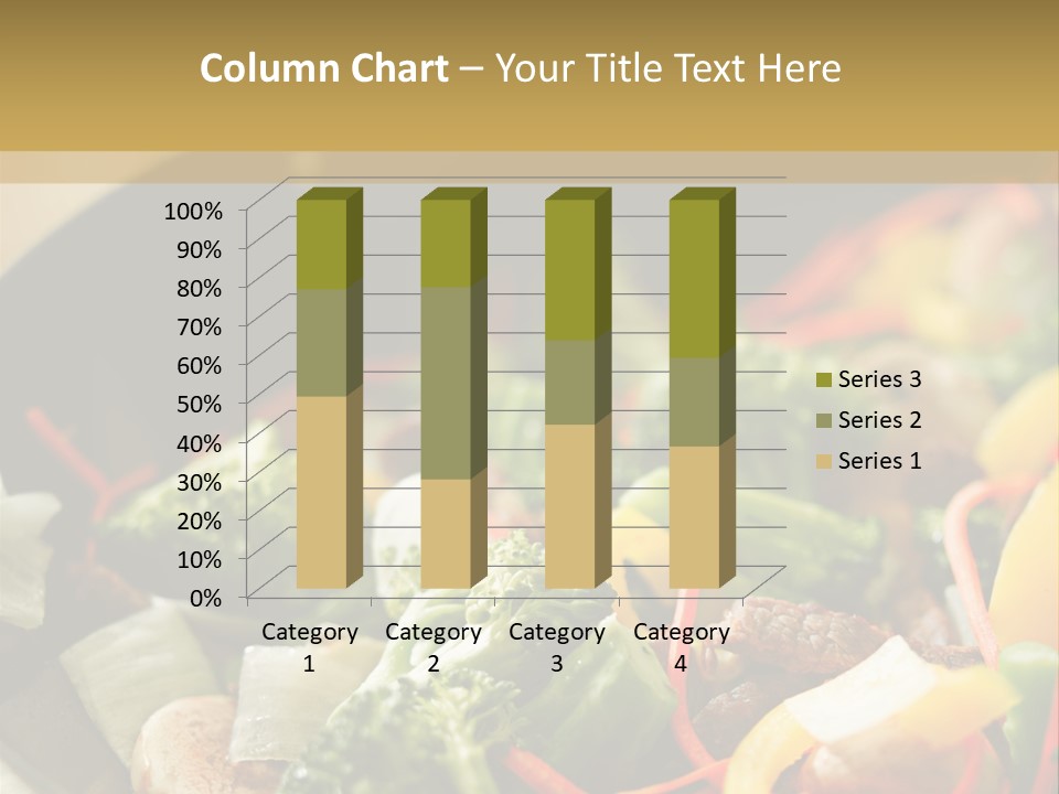 Food Stirfry Carrot PowerPoint Template