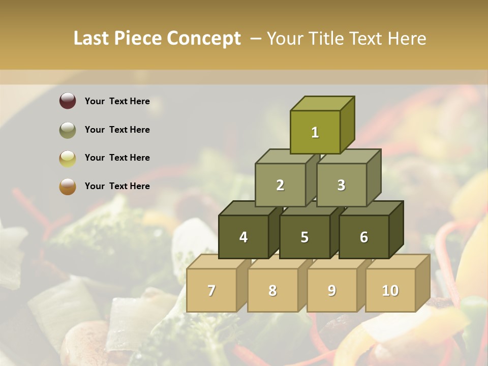 Food Stirfry Carrot PowerPoint Template