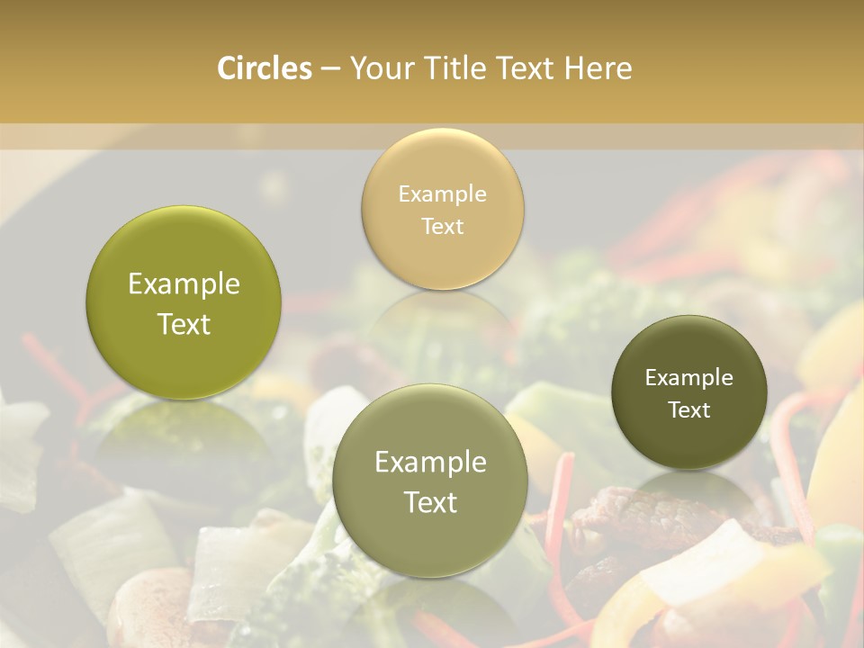 Food Stirfry Carrot PowerPoint Template