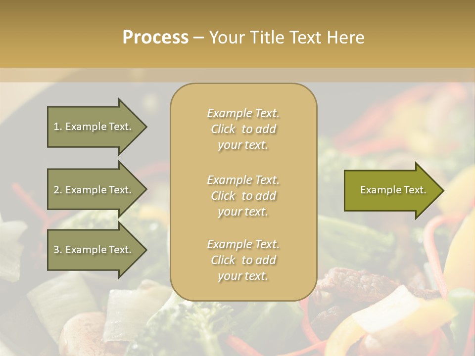 Food Stirfry Carrot PowerPoint Template
