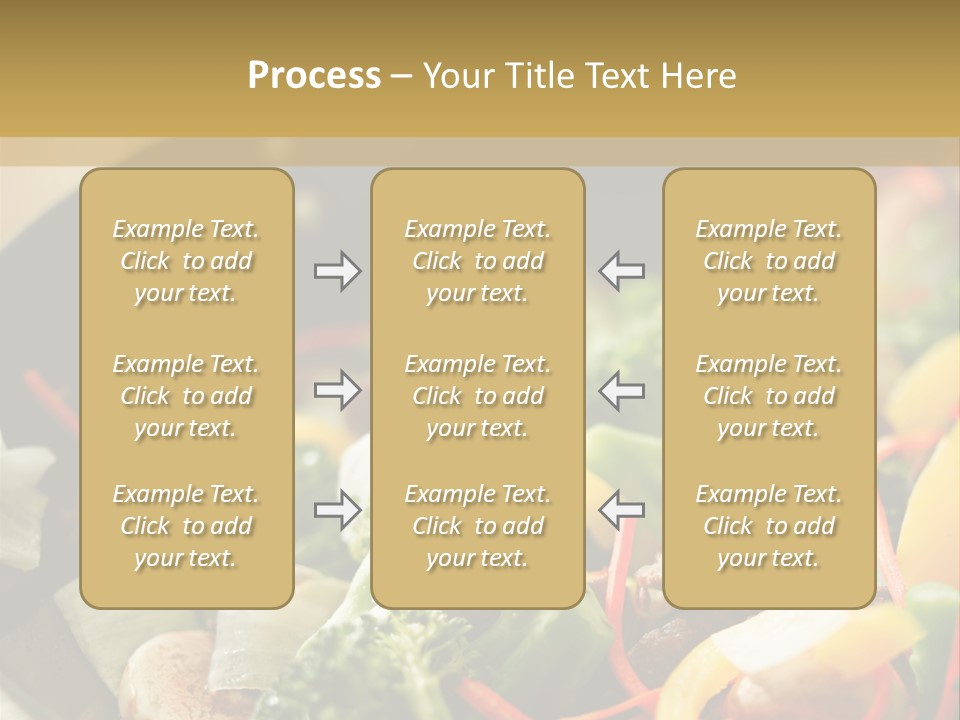 Food Stirfry Carrot PowerPoint Template