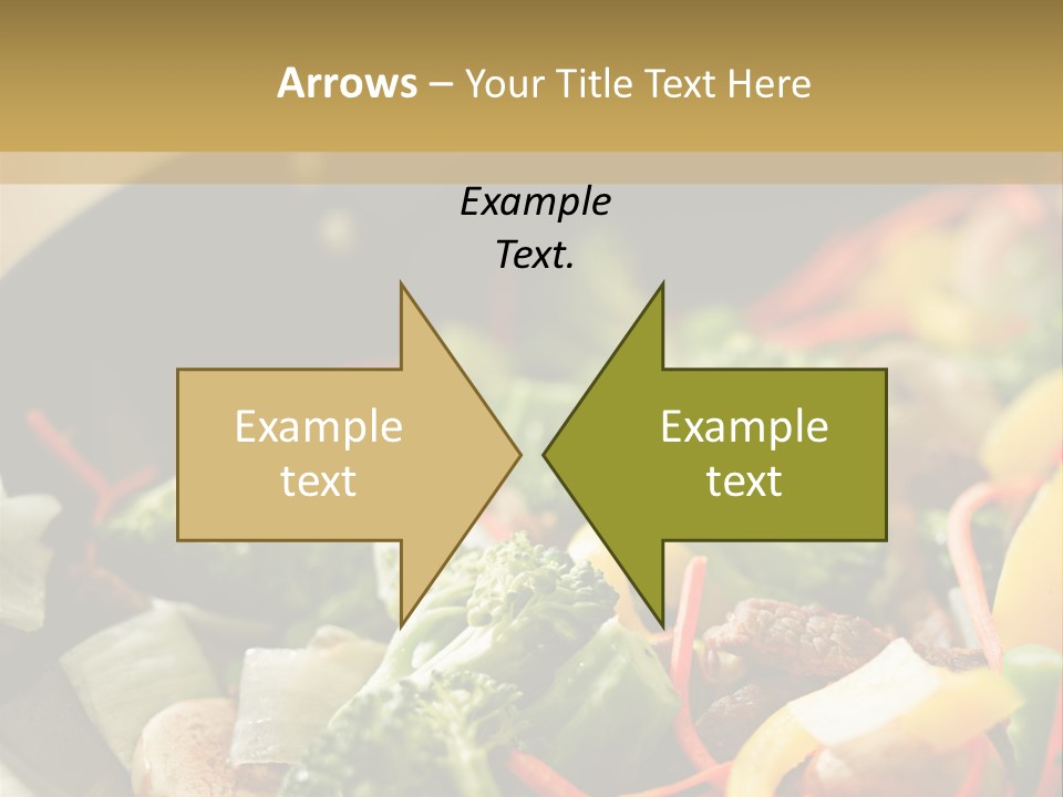 Food Stirfry Carrot PowerPoint Template