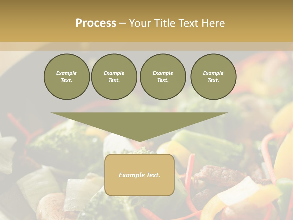 Food Stirfry Carrot PowerPoint Template