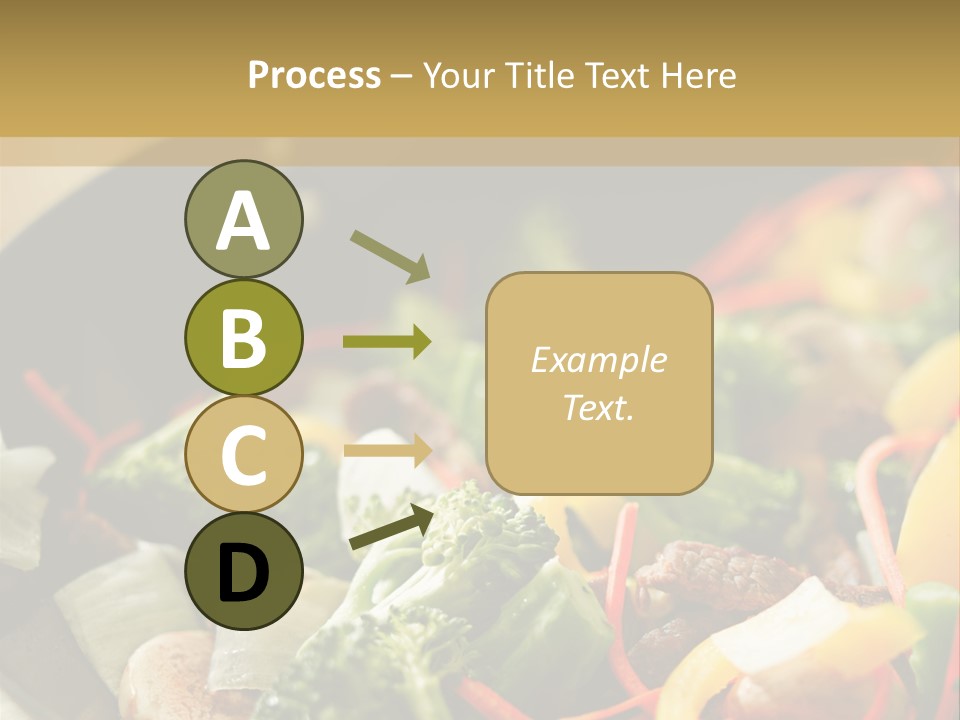 Food Stirfry Carrot PowerPoint Template
