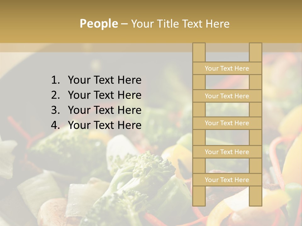 Food Stirfry Carrot PowerPoint Template