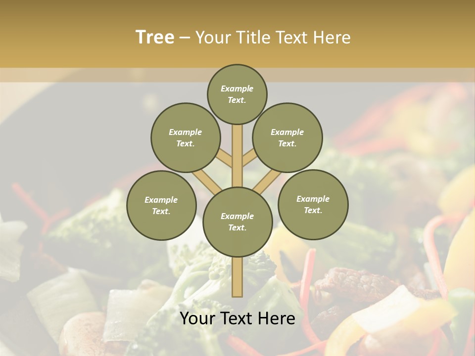 Food Stirfry Carrot PowerPoint Template