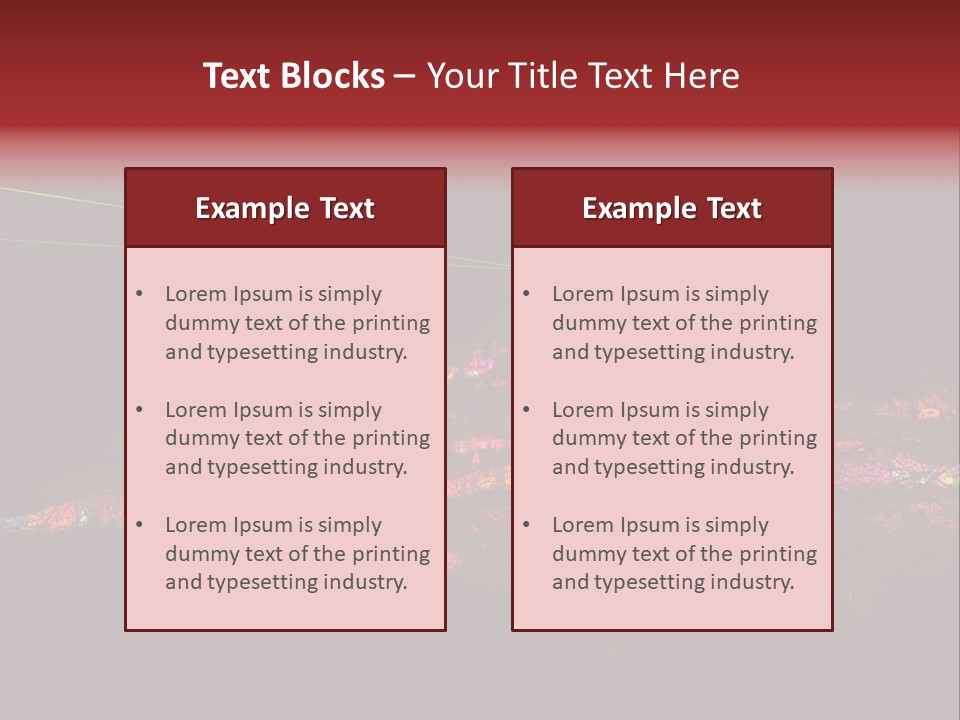 Stronghold Tradition Entrance PowerPoint Template
