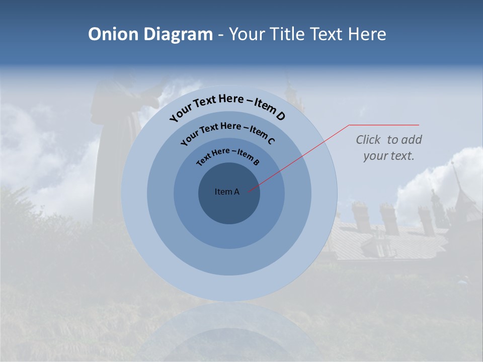 Catholic Madonna Lady PowerPoint Template