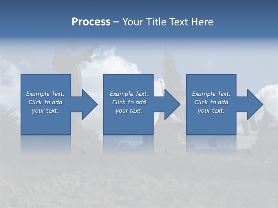 Catholic Madonna Lady PowerPoint Template