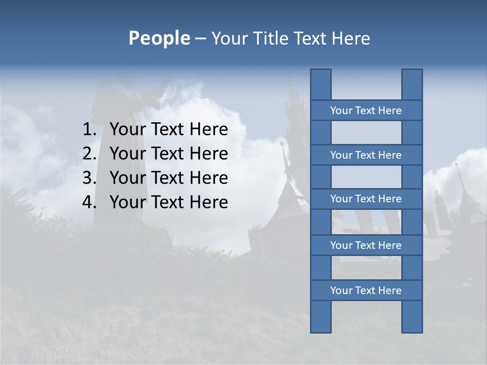 Catholic Madonna Lady PowerPoint Template