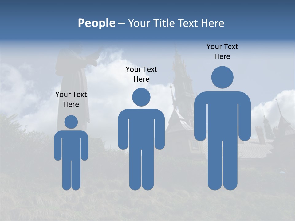 Catholic Madonna Lady PowerPoint Template