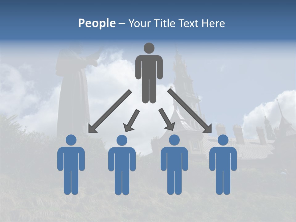 Catholic Madonna Lady PowerPoint Template