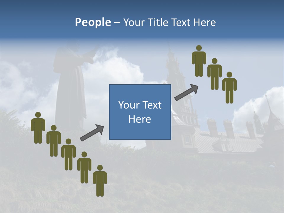 Catholic Madonna Lady PowerPoint Template