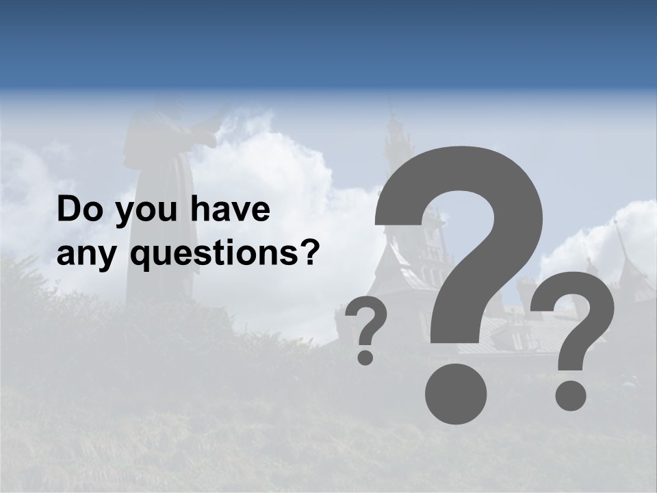 Catholic Madonna Lady PowerPoint Template