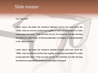 Fashion Spectacles Foresight PowerPoint Template