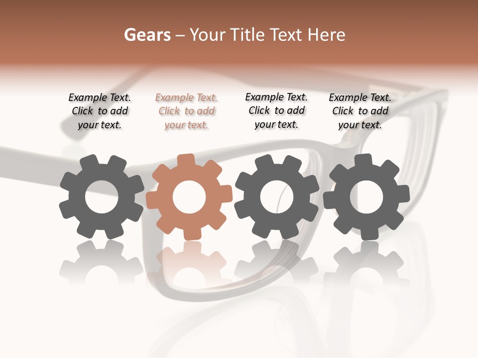 Fashion Spectacles Foresight PowerPoint Template