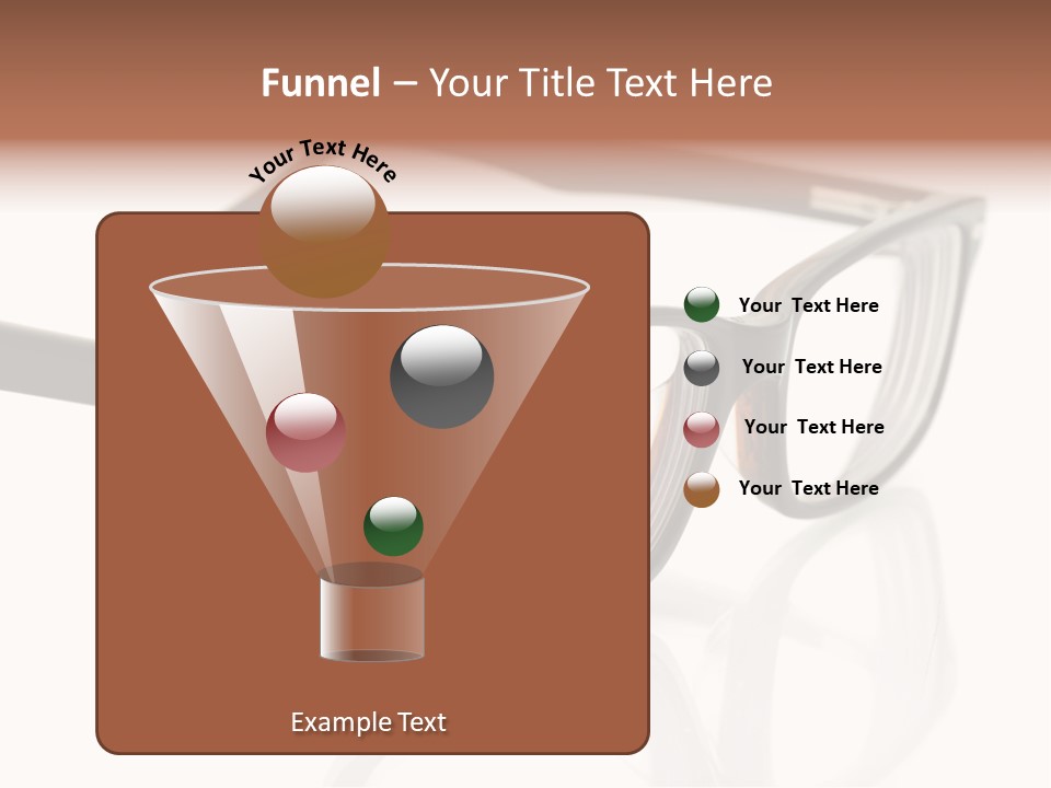 Fashion Spectacles Foresight PowerPoint Template