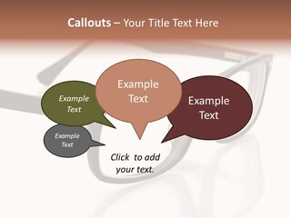Fashion Spectacles Foresight PowerPoint Template