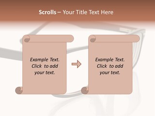 Fashion Spectacles Foresight PowerPoint Template