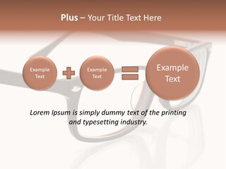 Fashion Spectacles Foresight PowerPoint Template