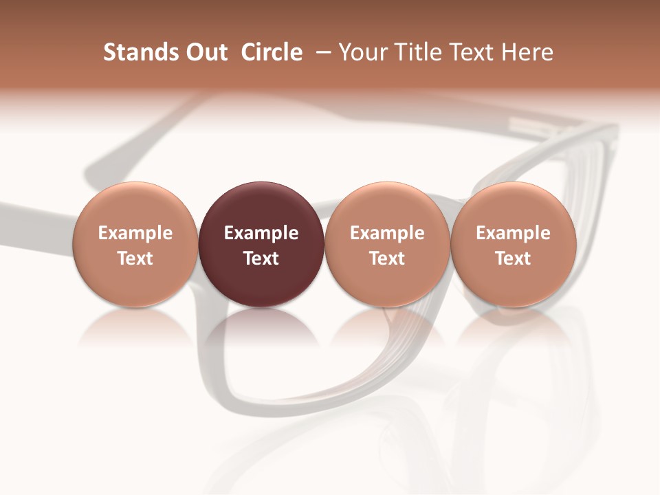 Fashion Spectacles Foresight PowerPoint Template