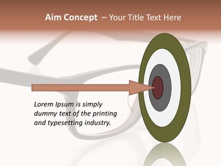 Fashion Spectacles Foresight PowerPoint Template