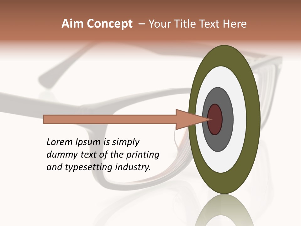 Fashion Spectacles Foresight PowerPoint Template