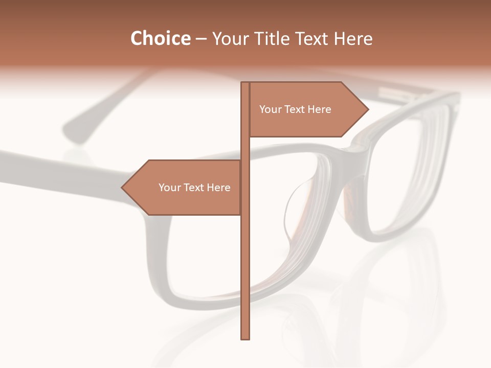 Fashion Spectacles Foresight PowerPoint Template
