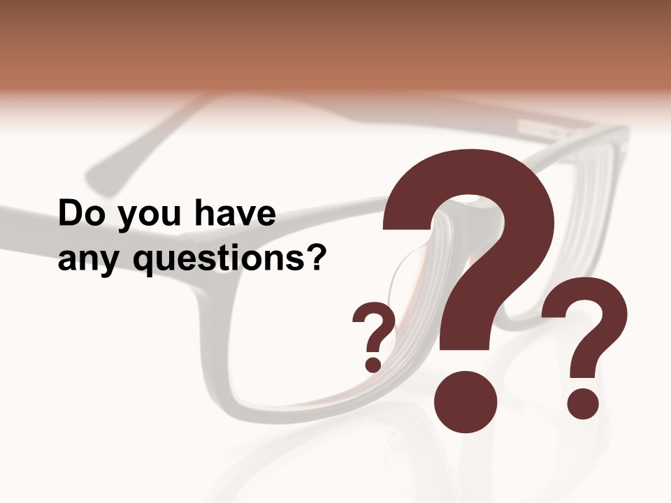 Fashion Spectacles Foresight PowerPoint Template