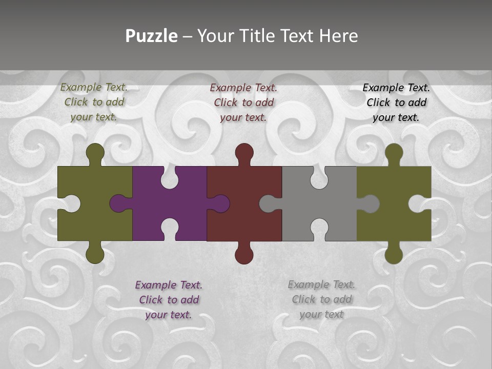 Leaf Decorative Shabby PowerPoint Template