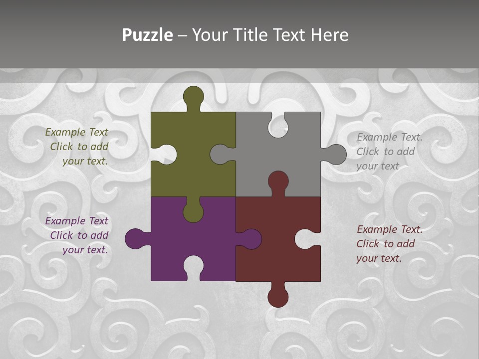 Leaf Decorative Shabby PowerPoint Template